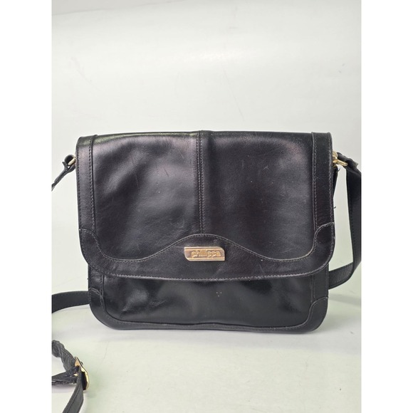 Patek Philippe Handbags - Vintage Philippe Women's Crossbody‎ Bag Black Leather Shoulder Bag Purse